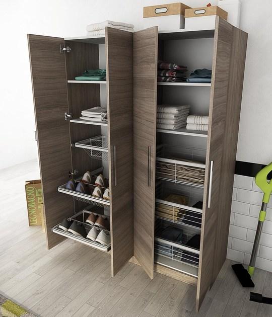 LEGNOBAGNO Шкаф для белья с распашными дверцами с раковиной Urban sun-id-1354378 - Вид №2