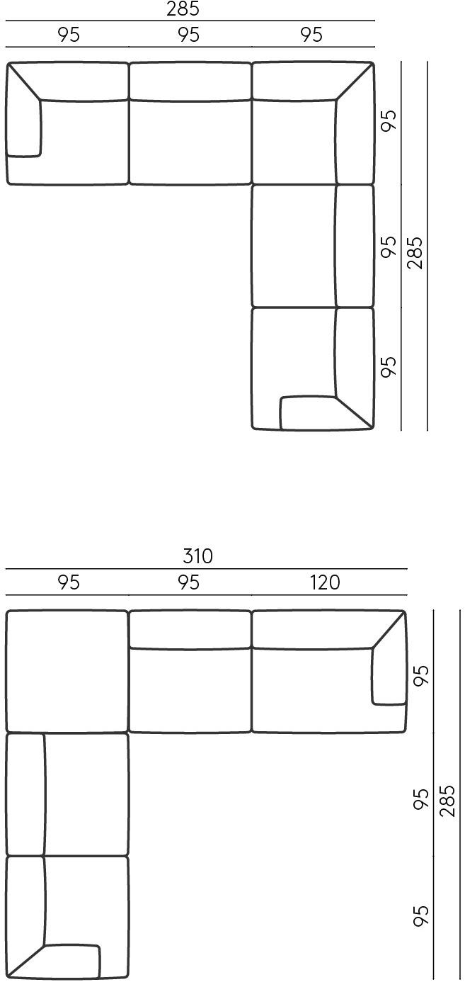 DE PADOVA Модульный тканевый диван sun-id-1437850 - Вид №9