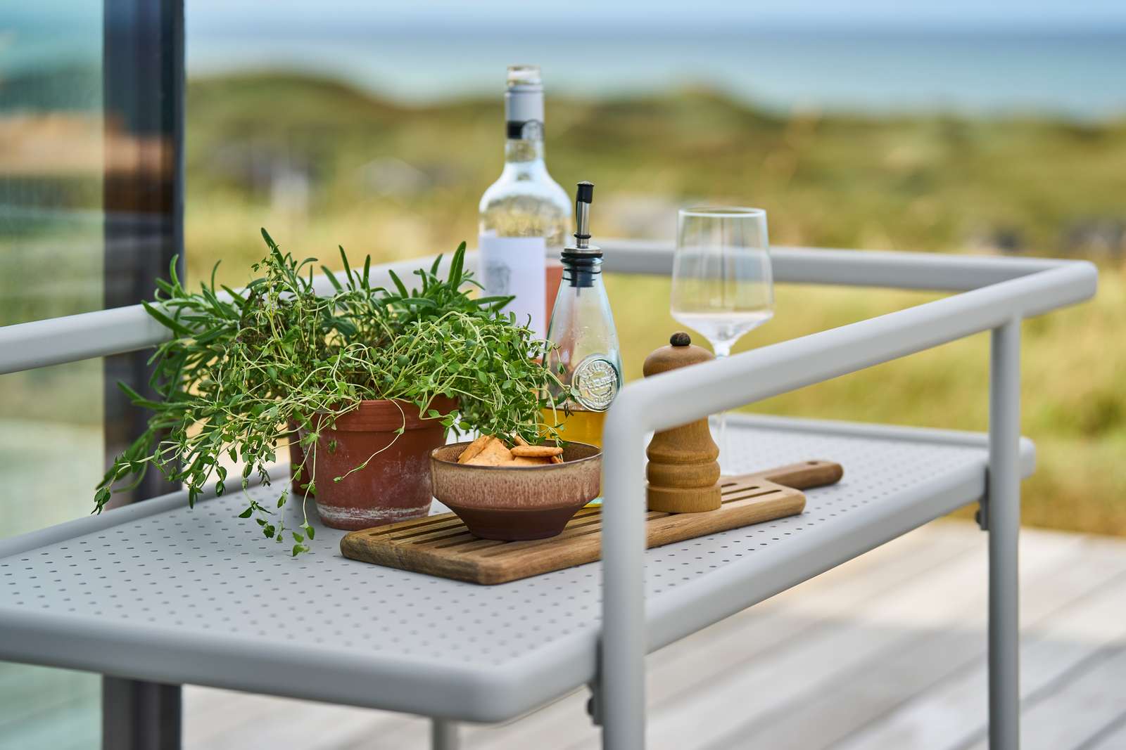 Алюминиевая садовая тележка для еды Mindo Mindo 120 ARCH-00022413 - Вид №3