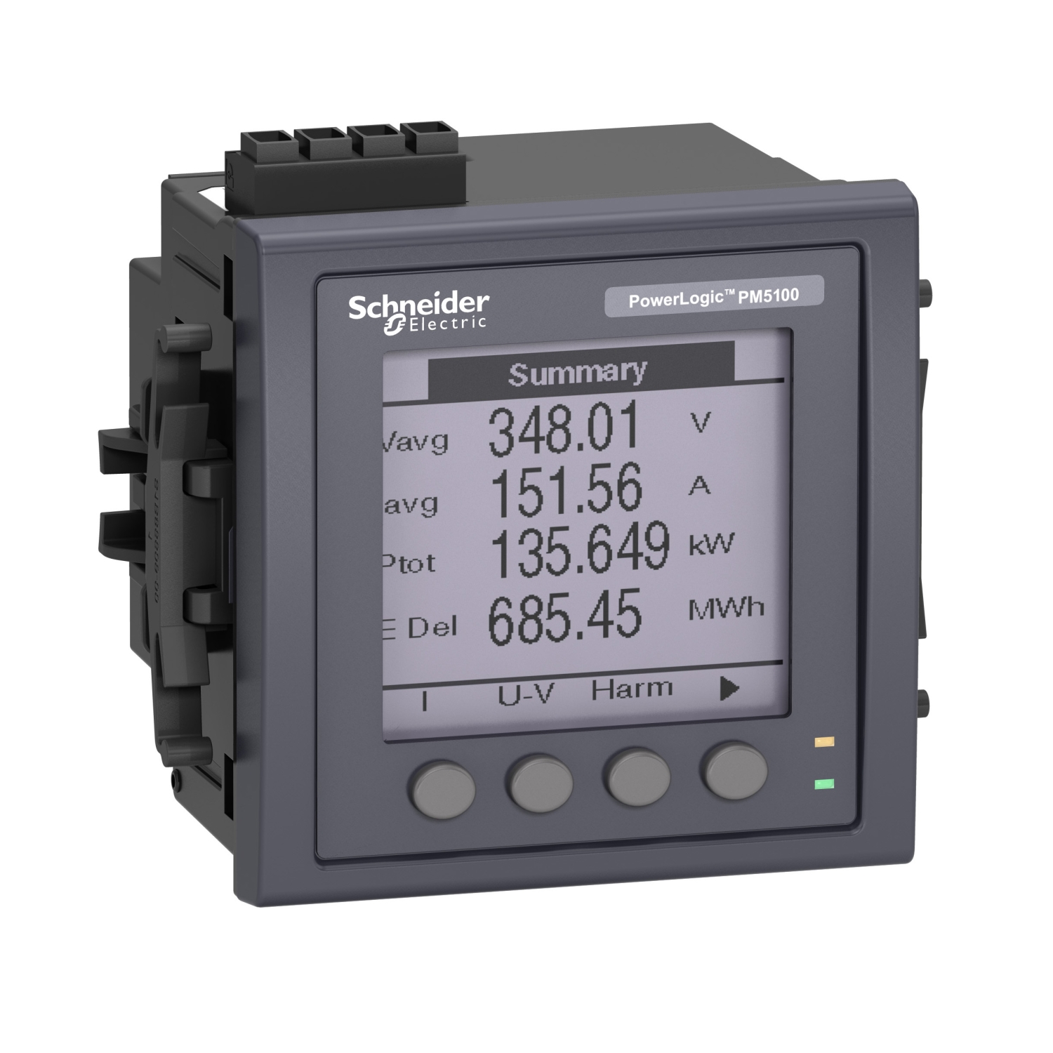 METSEPM5320RU Поверенный измеритель мощности PM5320 Ethernet, 2DI/2DO Schneider Electric PowerLogic 