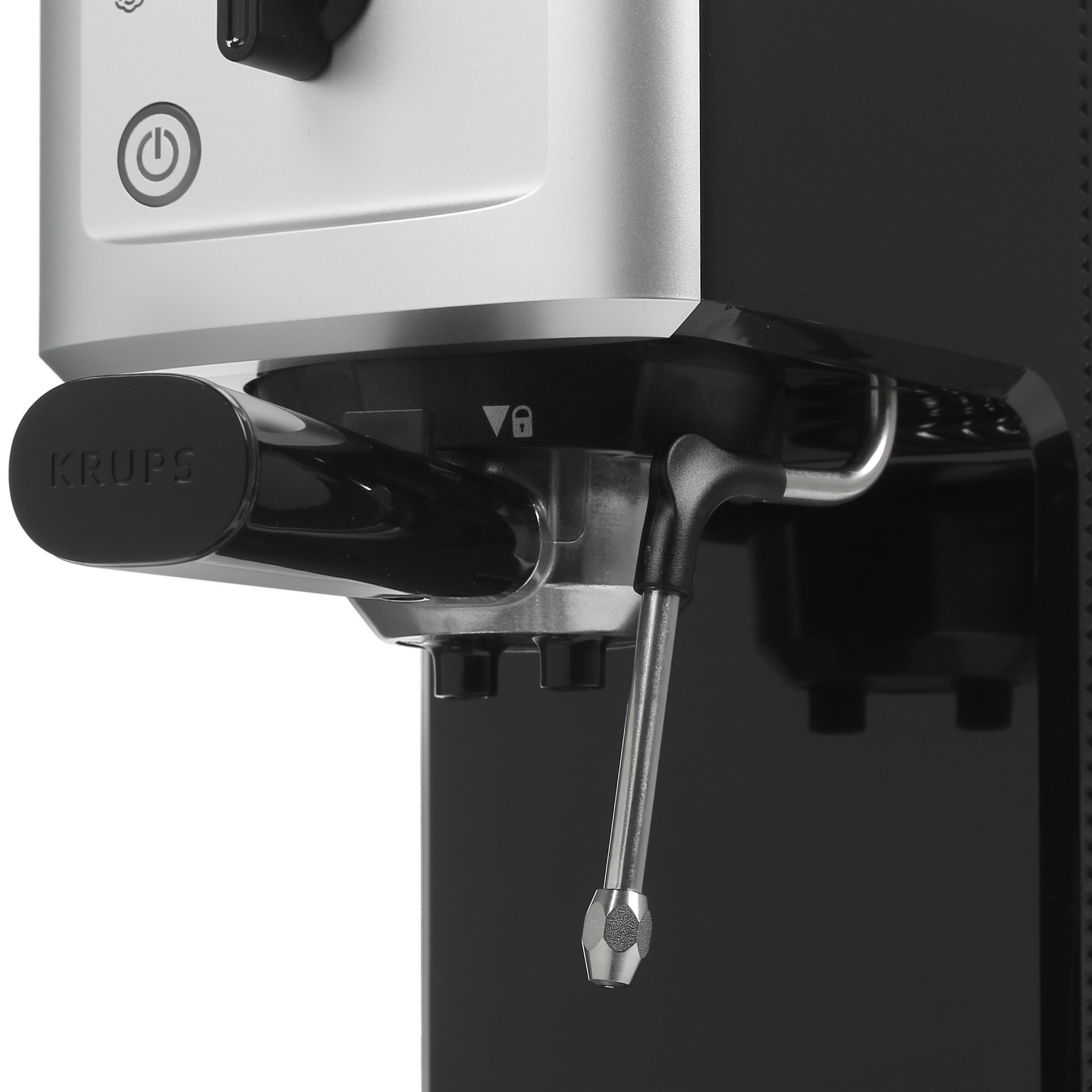 4727570 Кофеварка рожковая Krups XP344010 черный STDN-0117087 - Вид №4