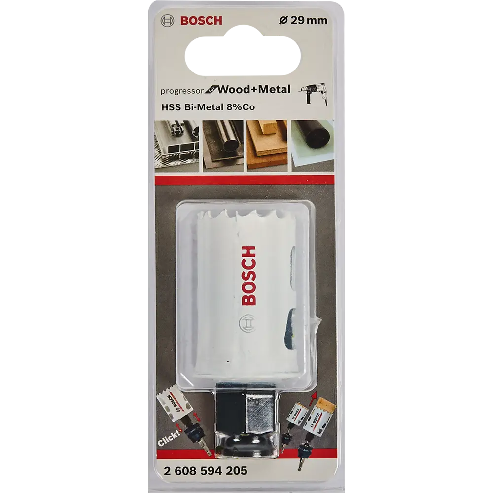 Коронка по стали биметаллическая Bosch Progressor 2608594205 29 мм 82857563 STLM-2182847 BOSCH PROFESSIONAL  - Вид №2