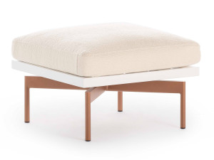 Квадратный пуф из ткани