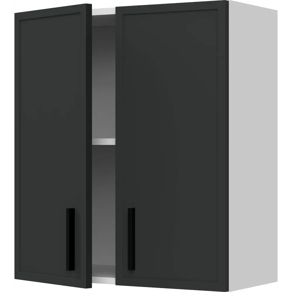 Кухонный шкаф навесной Неро 60x67.6x29 см МДФ цвет графит DELINIA STLM-2201512 - Вид №2