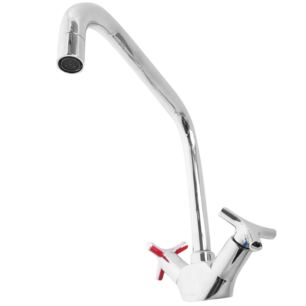 Смеситель для кухни Vidima Trinity 24.1 см цвет хром 18712444 STLM-2028665 - Вид №3