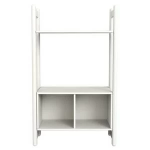 Гарнитур Midi A, 1 полка и 1 книжный шкаф, белый