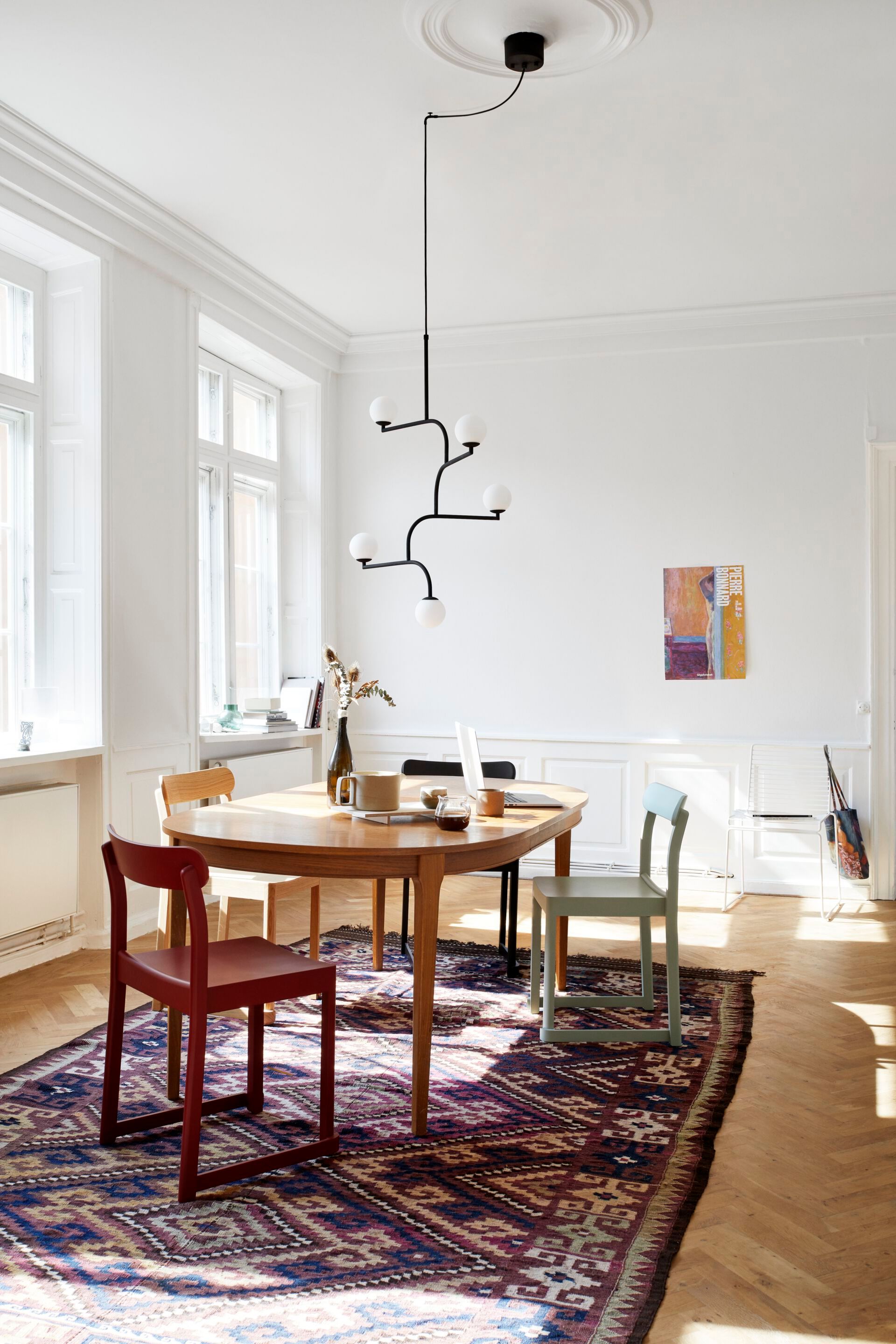 Подвесной светильник из металла и опалового стекла Pholc Mobil ARCH-00097265 - Вид №3