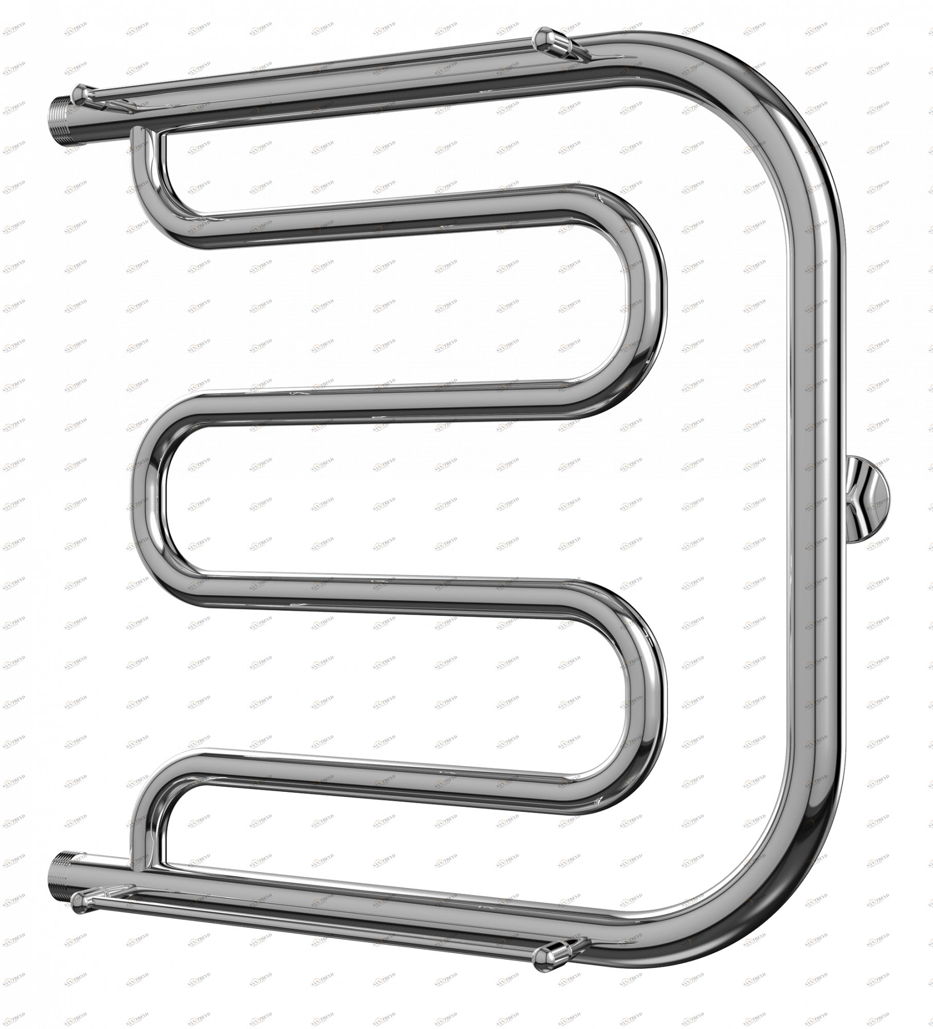 4620768881336 ЭКОНОМ Фокстрот AISI 32х2 600х500 Полотенцесушитель TERMINUS Нержавеющая сталь