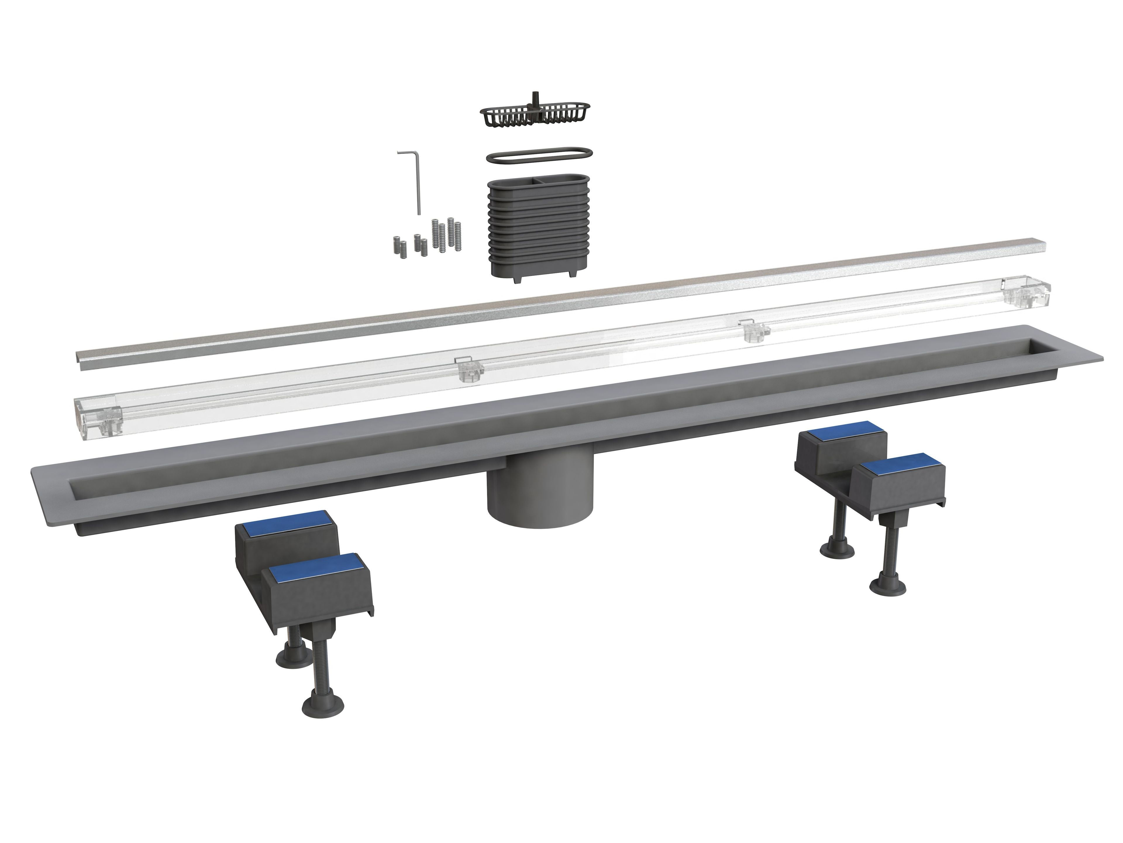 Слив для душа из нержавеющей стали Bonomini Canalissima ARCH-00084026
