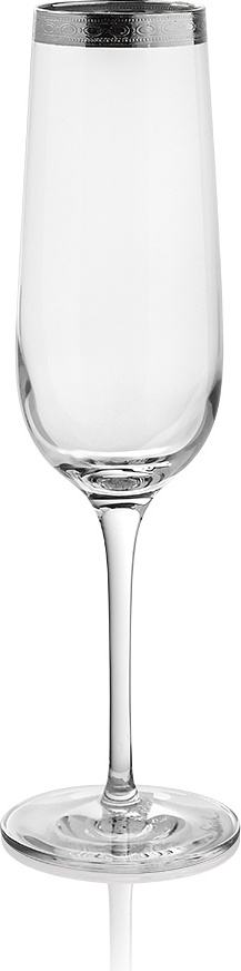 10608223 Eisch Фужер для шампанского 225мл "Грация" (платиновая окантовка) Хрусталь 