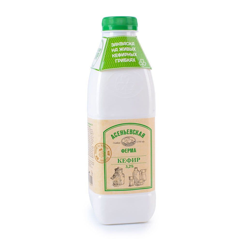 Кефир 3,2% Асеньевская ферма БЗМЖ 900 г Santreyd 1956
