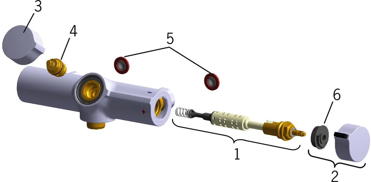 Oras 7261 Смеситель для душа 7261 Oramix Хром  - Вид №6