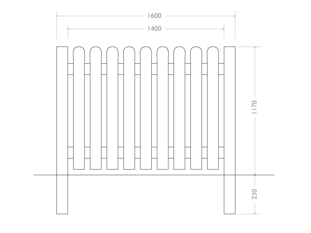 Модульный забор из Strongplast EUROCOMITALIA современная мебель ARCH-00118565 - Вид №2