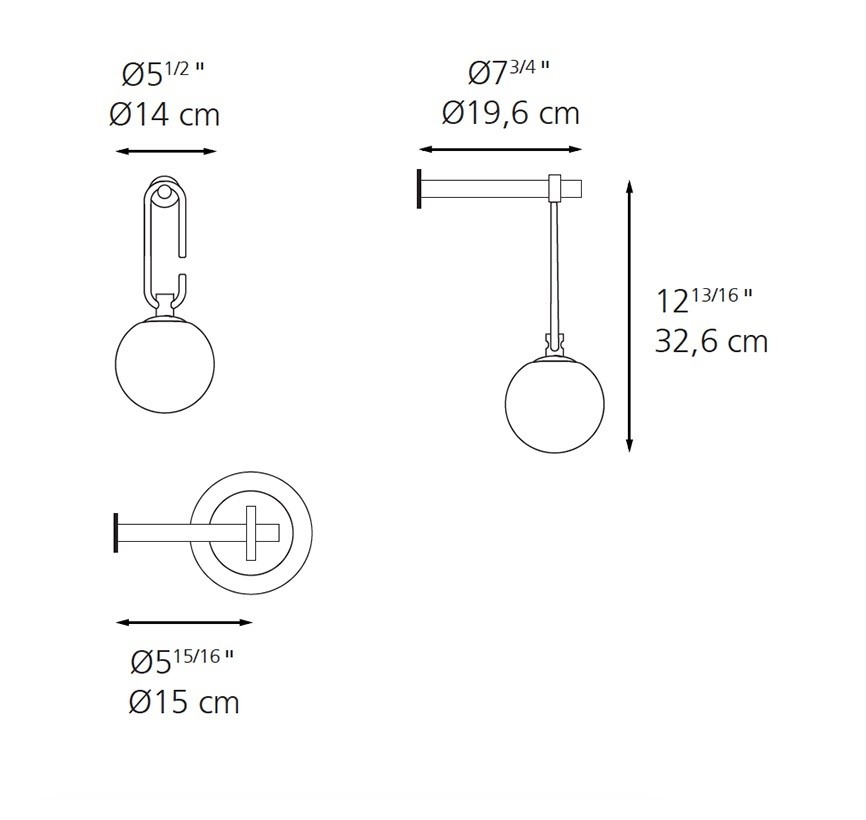 Artemide 1277010A бра Nh 116154 - Вид №4