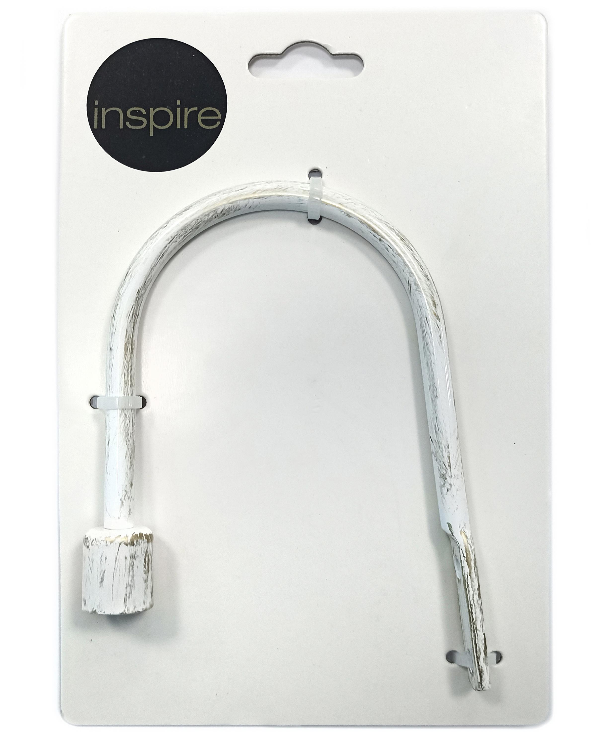 86421346 Держатель для штор 20 см цвет Белый Классик STLM-0068889 INSPIRE  - Вид №1