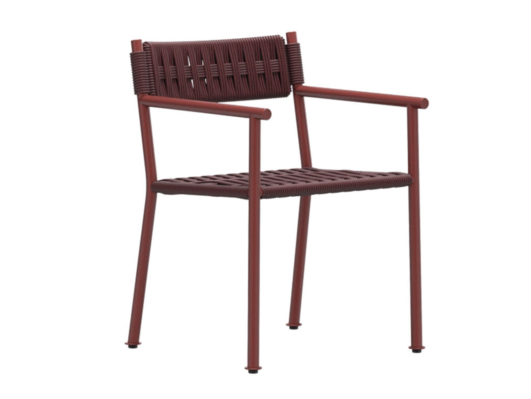 Садовый стул из полипропилена и алюминия с подлокотниками Andreu World Brezal ARCH-00121560