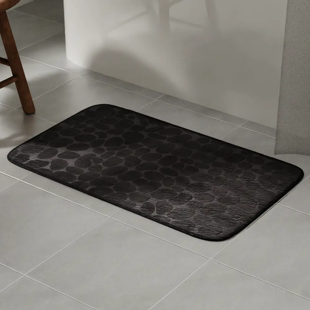 Коврик для ванной VIDAGE Каменка — серый минимализм и комфорт 89373806 STLM-1573046