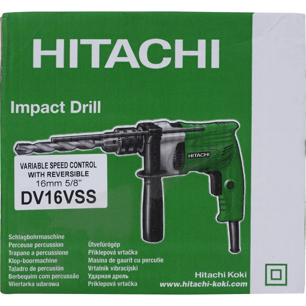 Дрель сетевая ударная Hitachi DV16SS, 600 Вт 82011380 STLM-2200166  - Вид №2