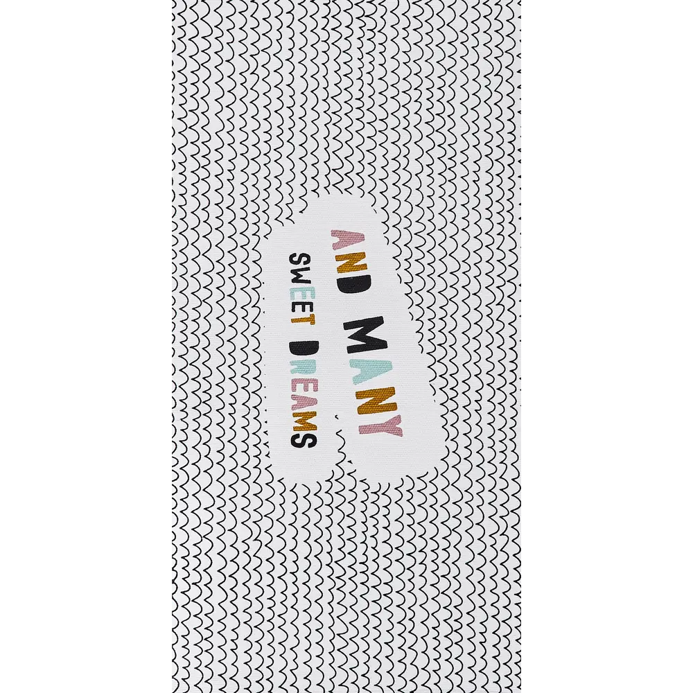 Коврик прикроватный хлопок «Сладкие сны» 60x120 см, цвет белый Santreyd STLM-2053739