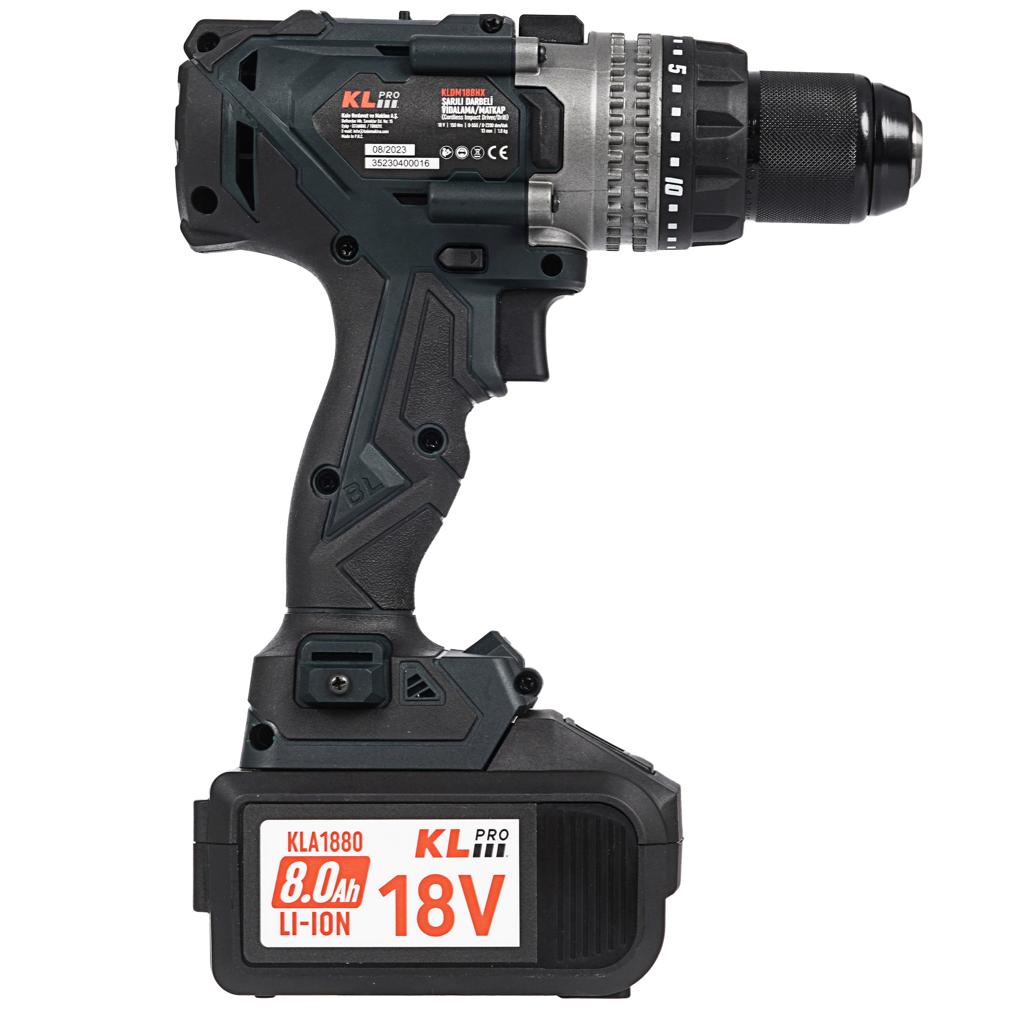 Дрель-шуруповерт KLPRO KLDM18BHX-80 9176489 STDN-0009444 - Вид №2