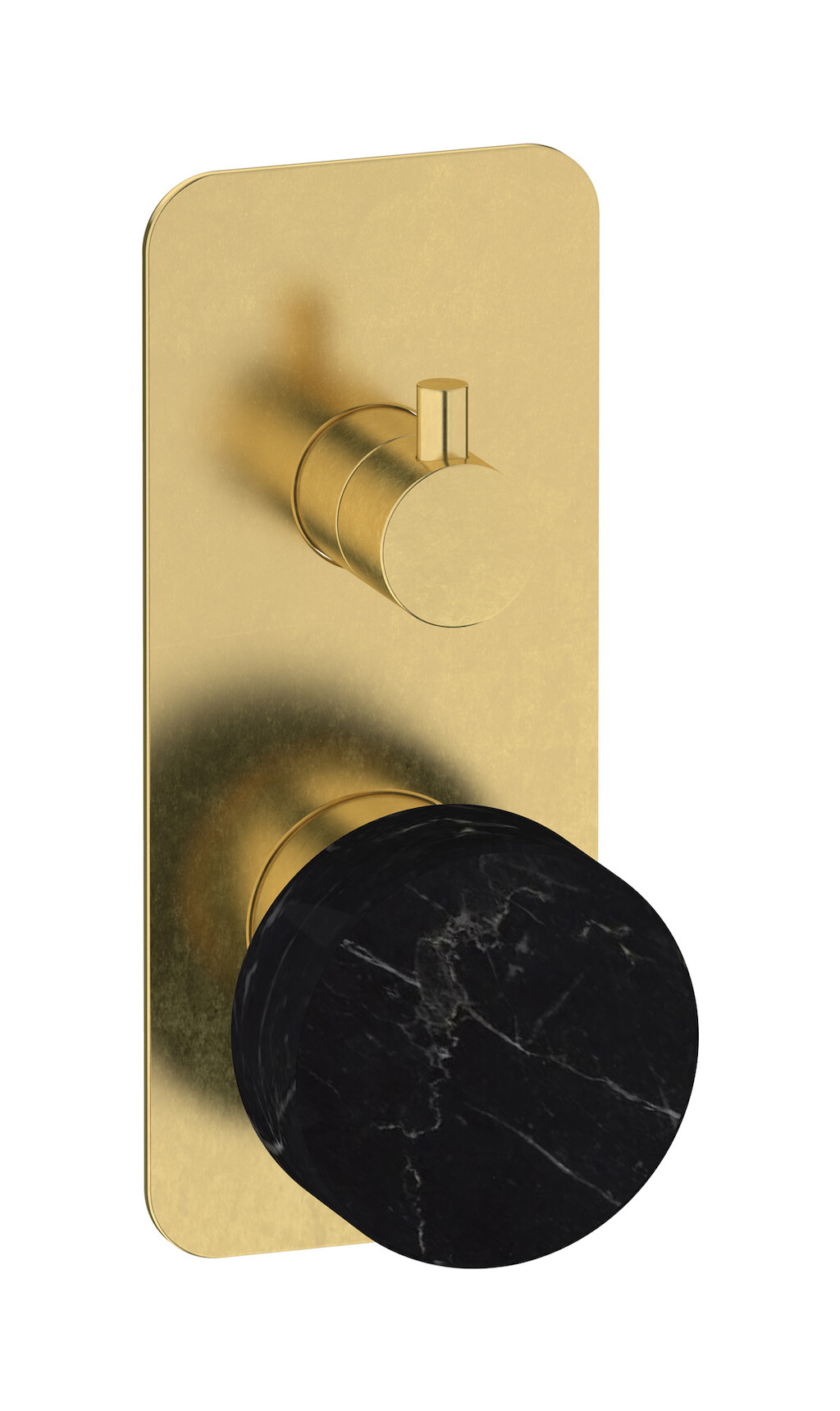 Встроенный смеситель для душа с двухходовым дивертером WE ARE IB mr310on_2 Natural Brass Marmo