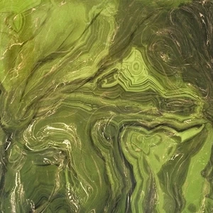 Арт-панель на холсте Alex Turco Minerals Green Fractions