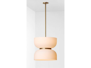 Стеклянный подвесной светильник