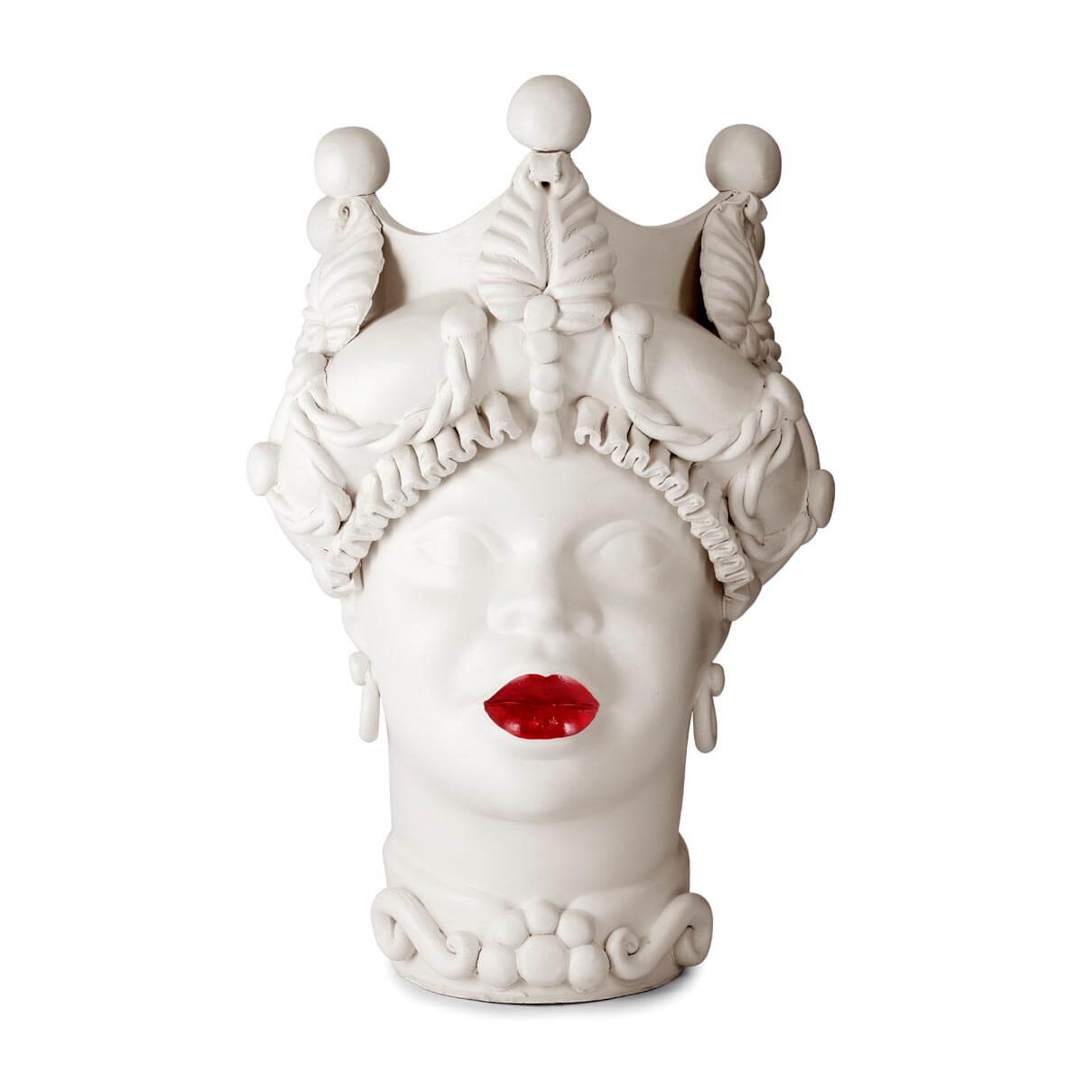 200945-10 ABHIKA ВАЗА MORO LADY BAROQUE WHITE  - Вид №1