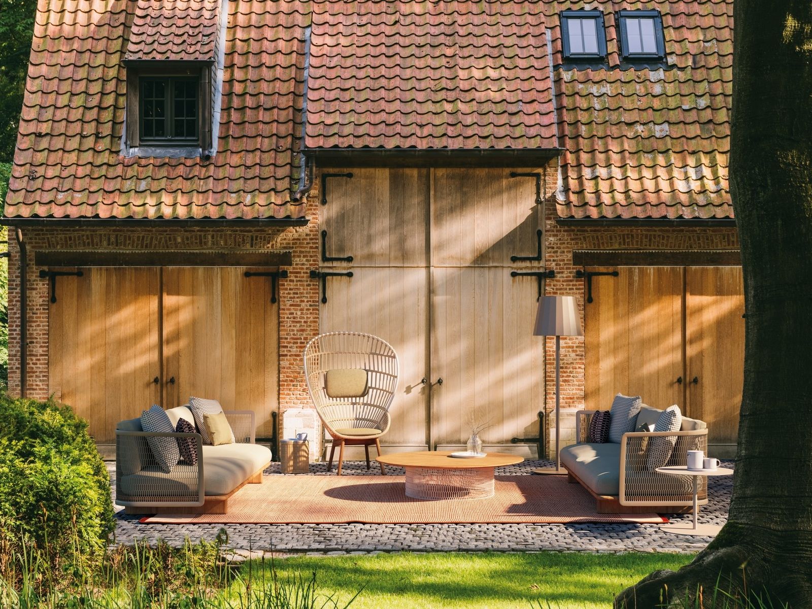 Ткань сад диван Kettal сетка ARCH-00009300 - Вид №3