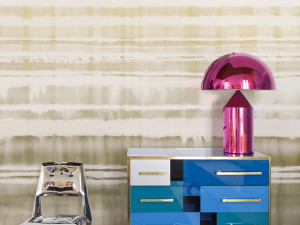 Полосатые обои