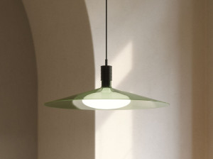 Стеклянный светодиодный подвесной светильник