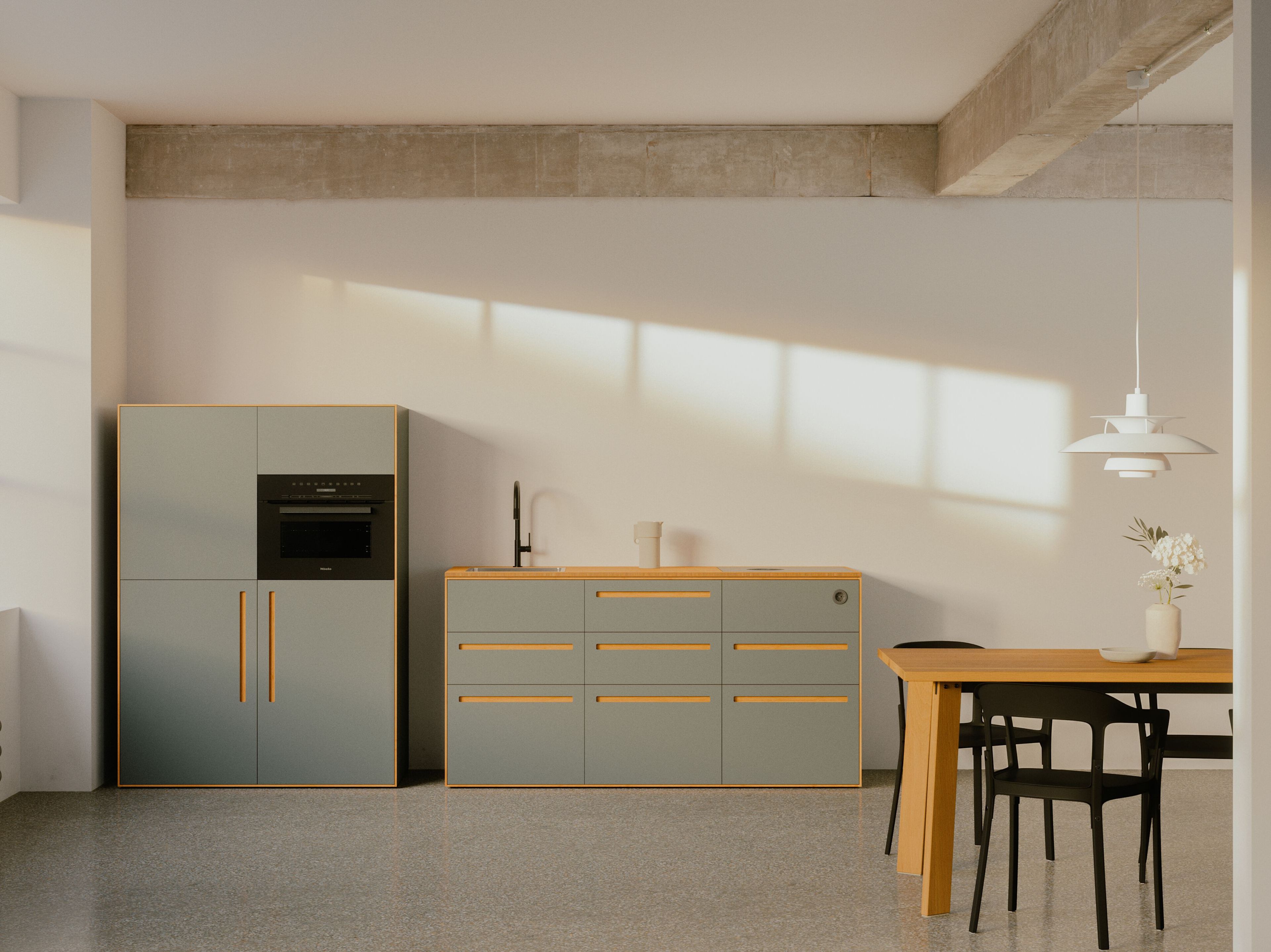 Встроенная кухня Neuvermoebelt TINY KITCHEN "HOME" ARCH-00066979 - Вид №1