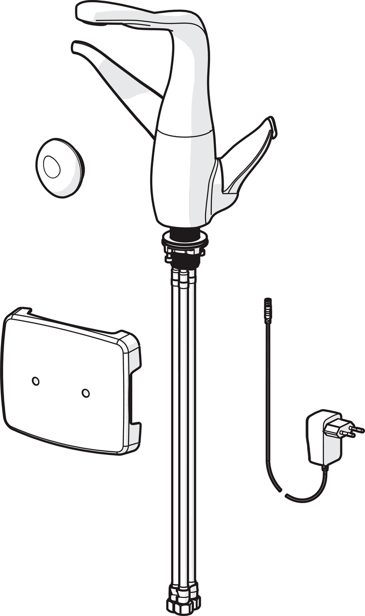 Oras 8222F Смеситель для кухни, 230/12 V 8222F ALESSI Swan By Хром  - Вид №2
