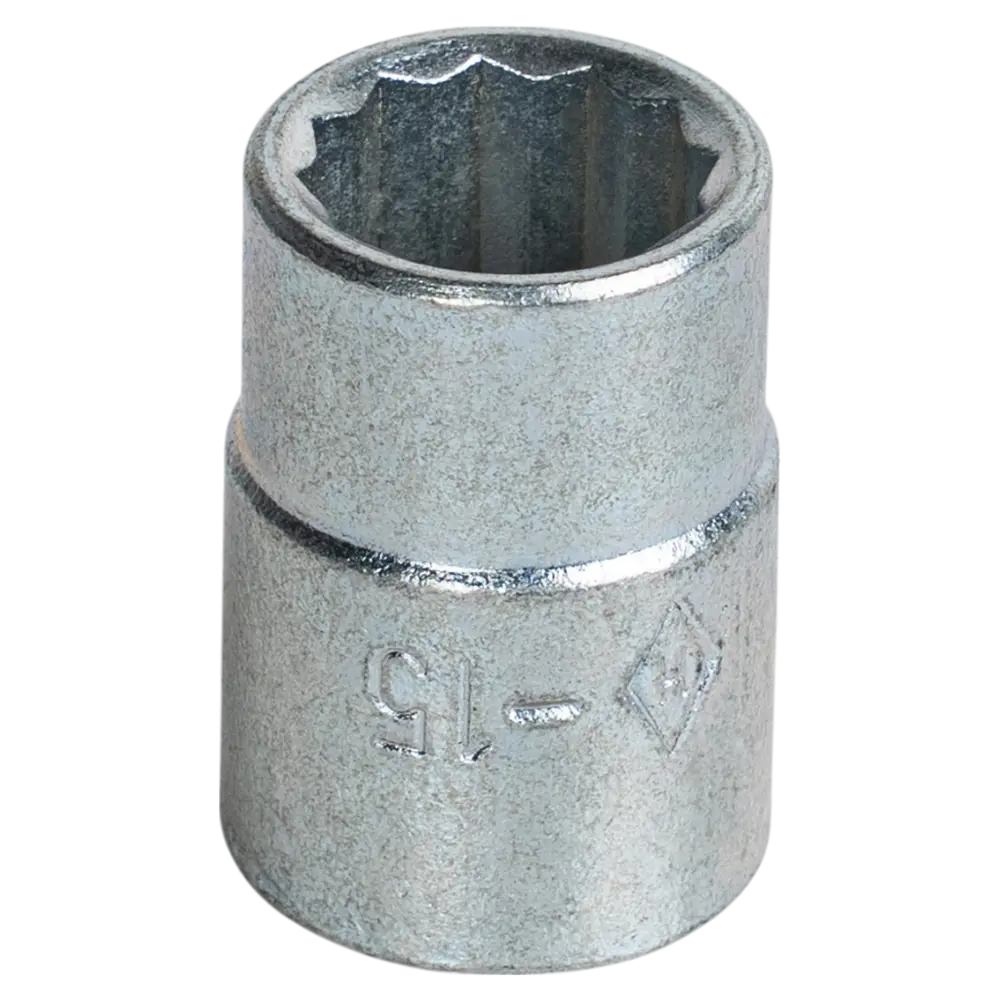 Торцевая головка НИЗ 15 мм 1/2 дюйма двенадцатигранная профессиональная 89432473 STLM-1573329 - Вид №1