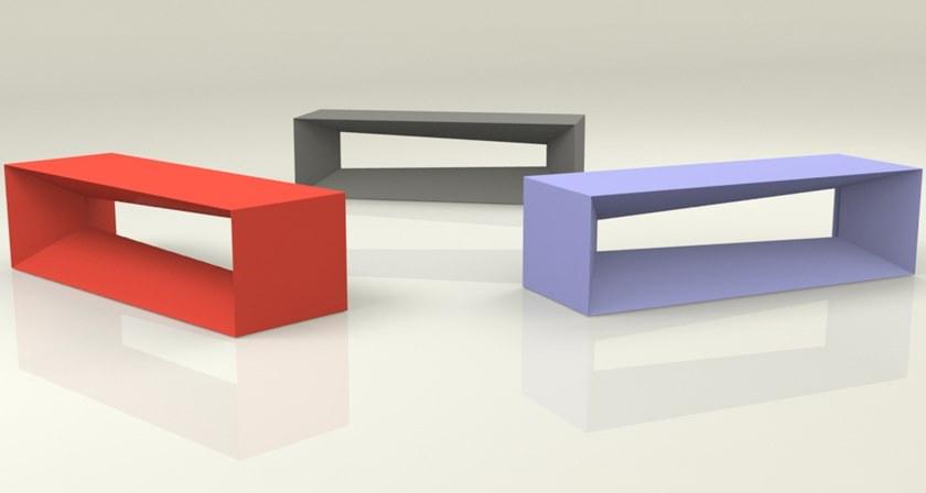 Manufatti Viscio Скамья из оцинкованной стали без спинки sun-id-1448951 - Вид №2