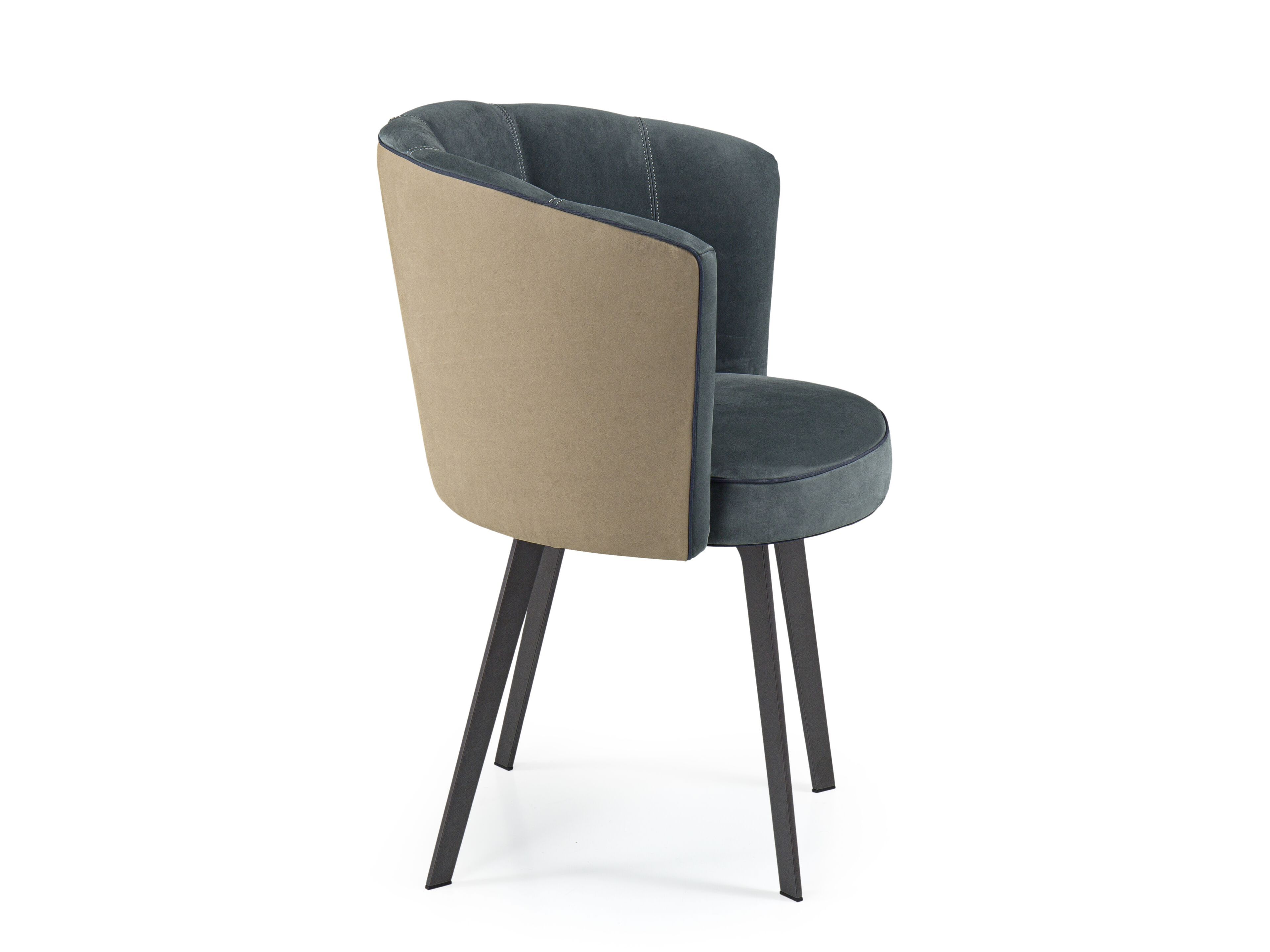 Кожаный мягкий стул с подлокотниками Borzalino Diva ARCH-00032839 - Вид №2