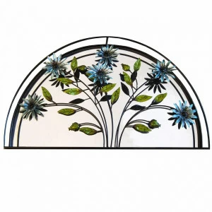 Настенное полукруглое панно "Васильки" МИСТЕР ПРАЙС  117504 Разноцветный;зеркальный