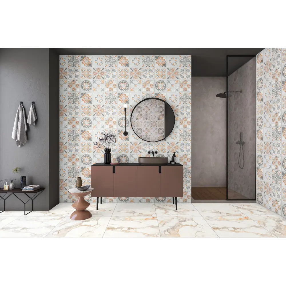 Santreyd Eternal Arascato Armoni — глянцевый керамогранит серого цвета 60×60 см 89385810 STLM-1324489 - Вид №2