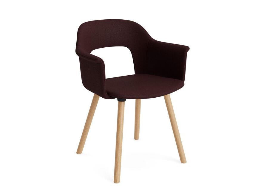 Мягкое кресло с открытой спинкой с подлокотниками Hay макет ARCH-00068393 - Вид №23