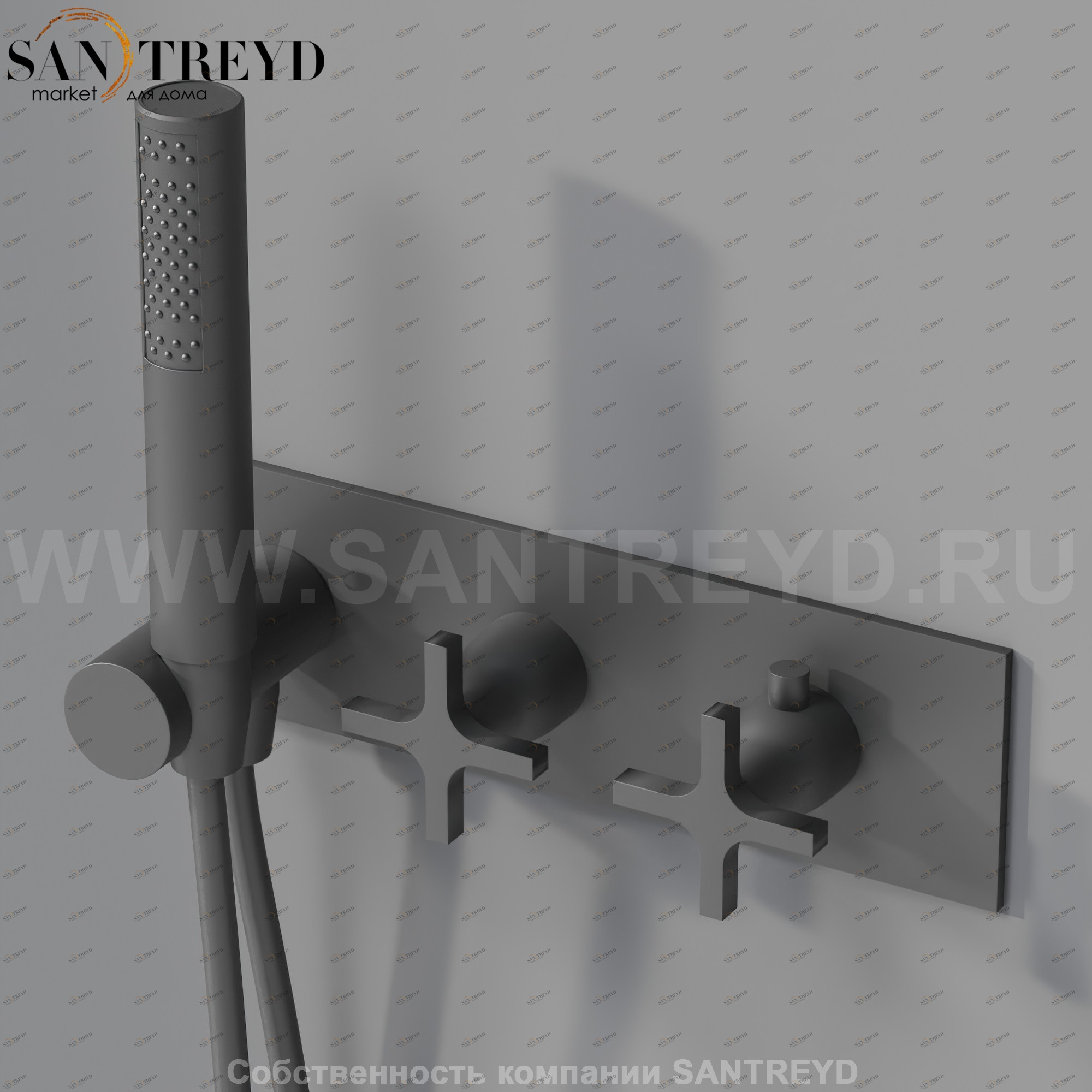 Встроенный термостат AMEM341E MEMORY черный матовый Agape