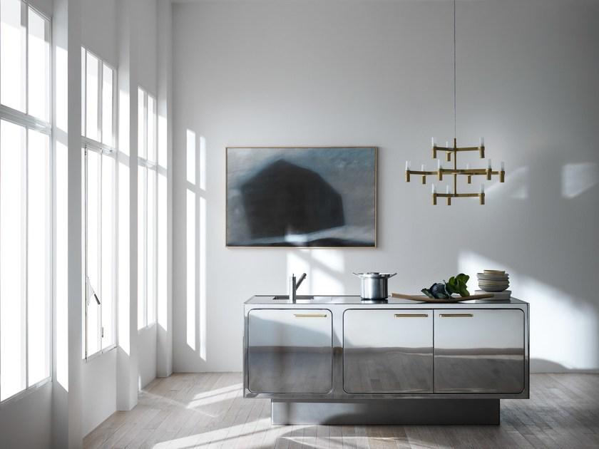 ABIMIS Кухня на заказ из нержавеющей стали с зеркальной полировкой Ego sun-id-1514867 - Вид №6