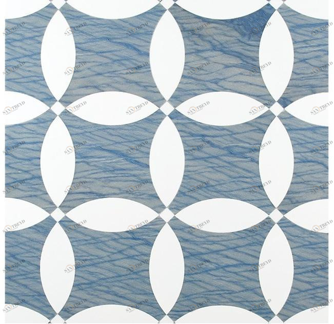 Palazzo Morelli Напольная / настенная плитка из цвета azul macaubas и лакированного дуба Terracotta e smalti sun-id-1479827