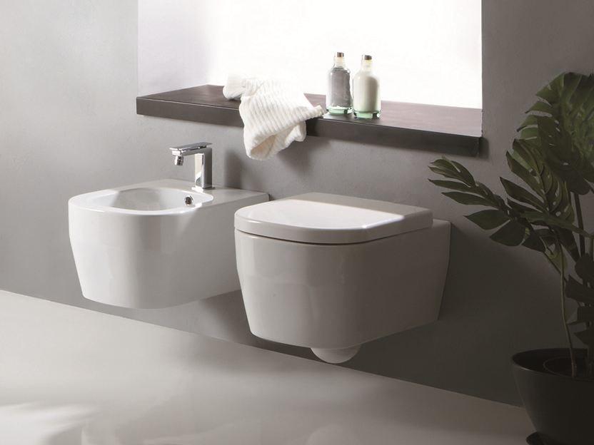 Tue120201 Подвесной унитаз настенный Белый Olympia Ceramica TUTTO EVO Италия - Вид №2