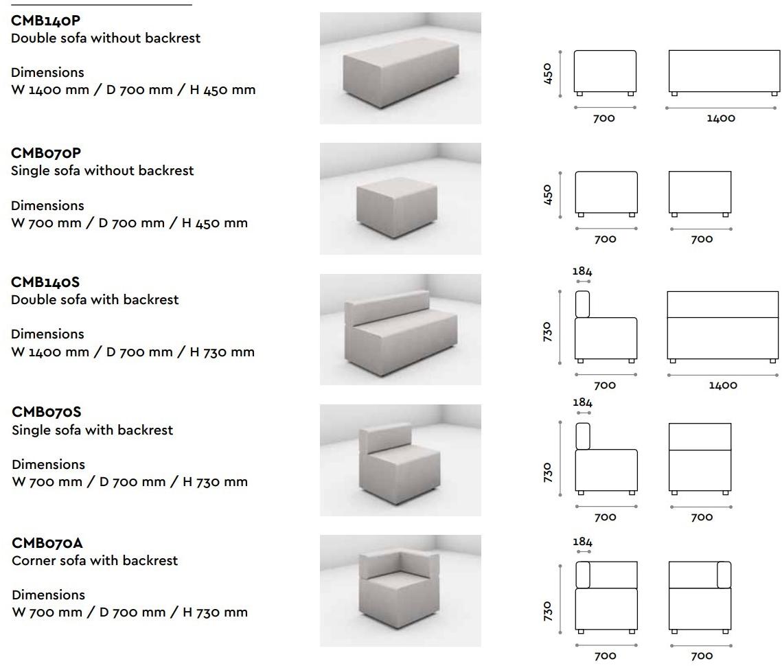 FIT INTERIORS Модульный диван из экокожи sun-id-1394218 - Вид №8