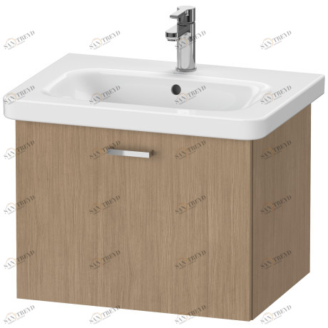 XB607505252 XBase Тумбочка подвесная Европейский дуб, декор Duravit 