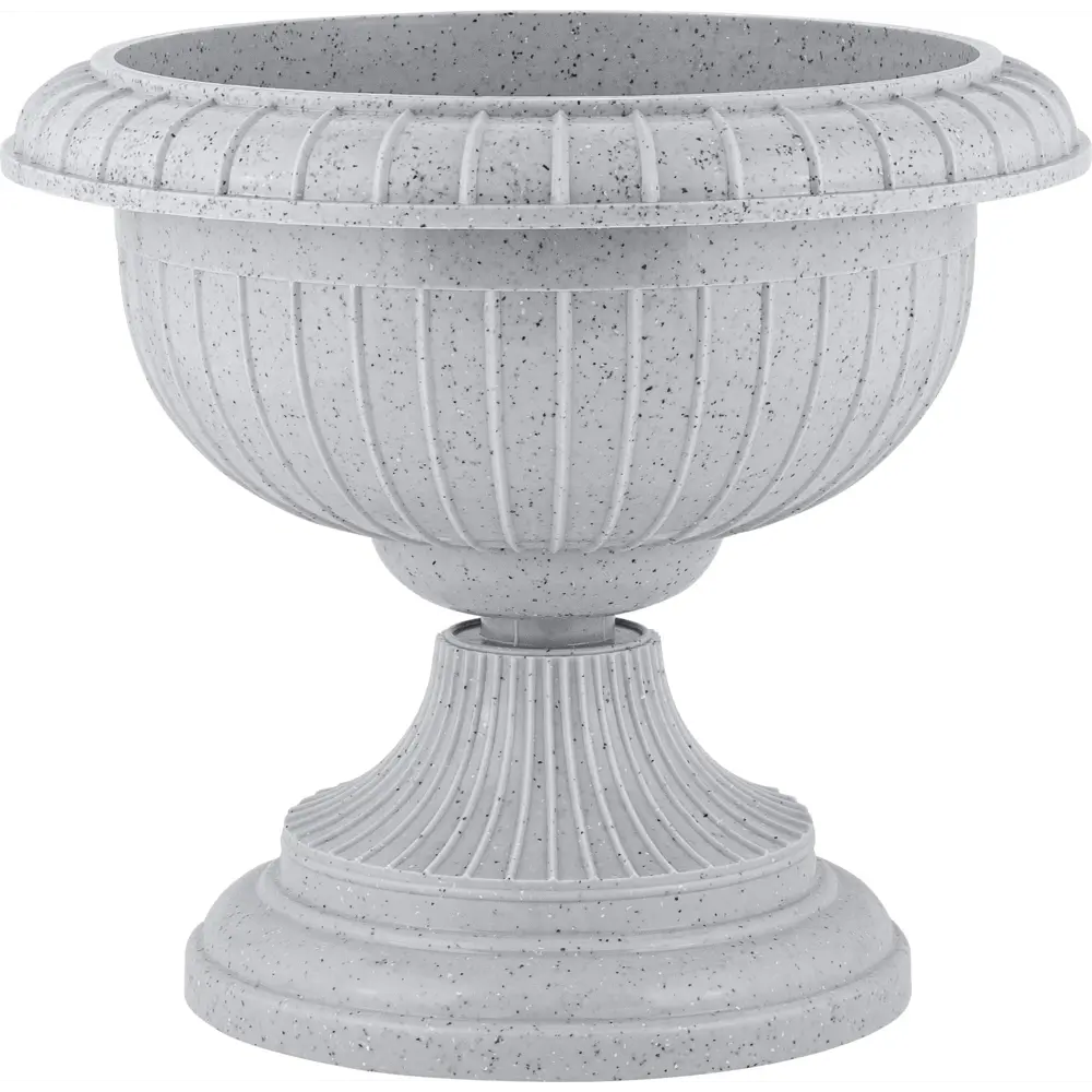 INGREEN Вазон на ножке для цветов и растений в стиле светлый камень 89359543 STONE STLM-0962666