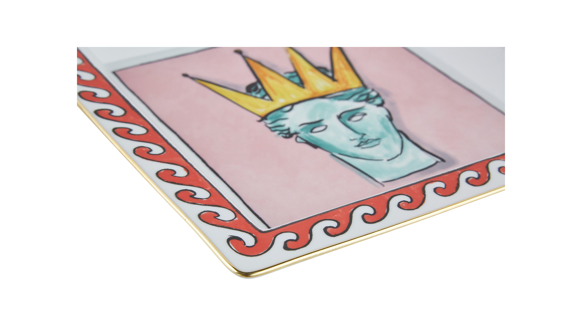 10647745 Richard Ginori Тарелка сервировочная квадратная 24.5 см Фарфор  - Вид №1