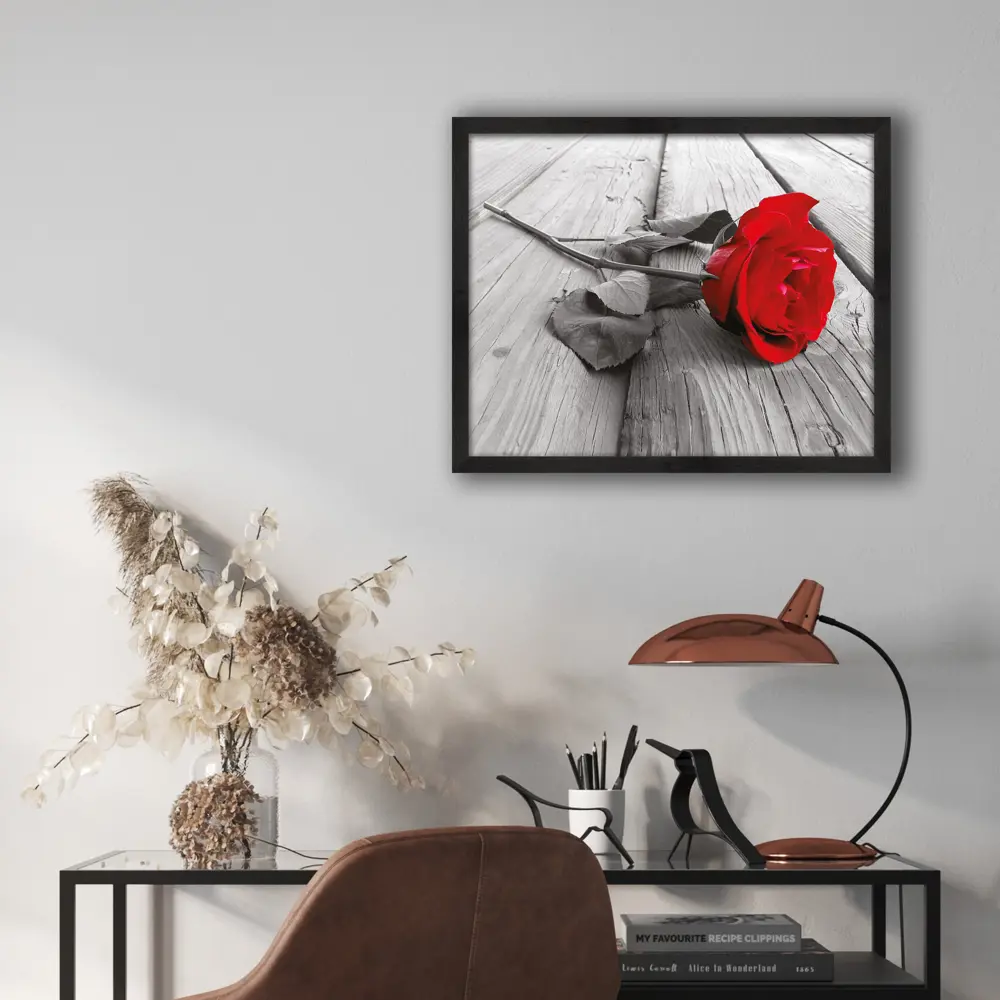 Картина в раме Роза 40x50 см 82718473 STLM-2103545 Santreyd  - Вид №3