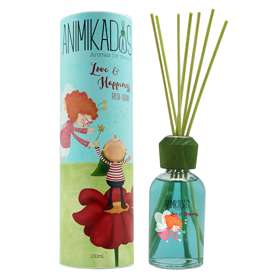 MK100HDAMGB Диффузор ароматический , animikados, love & happiness, 100 мл Ambientair 