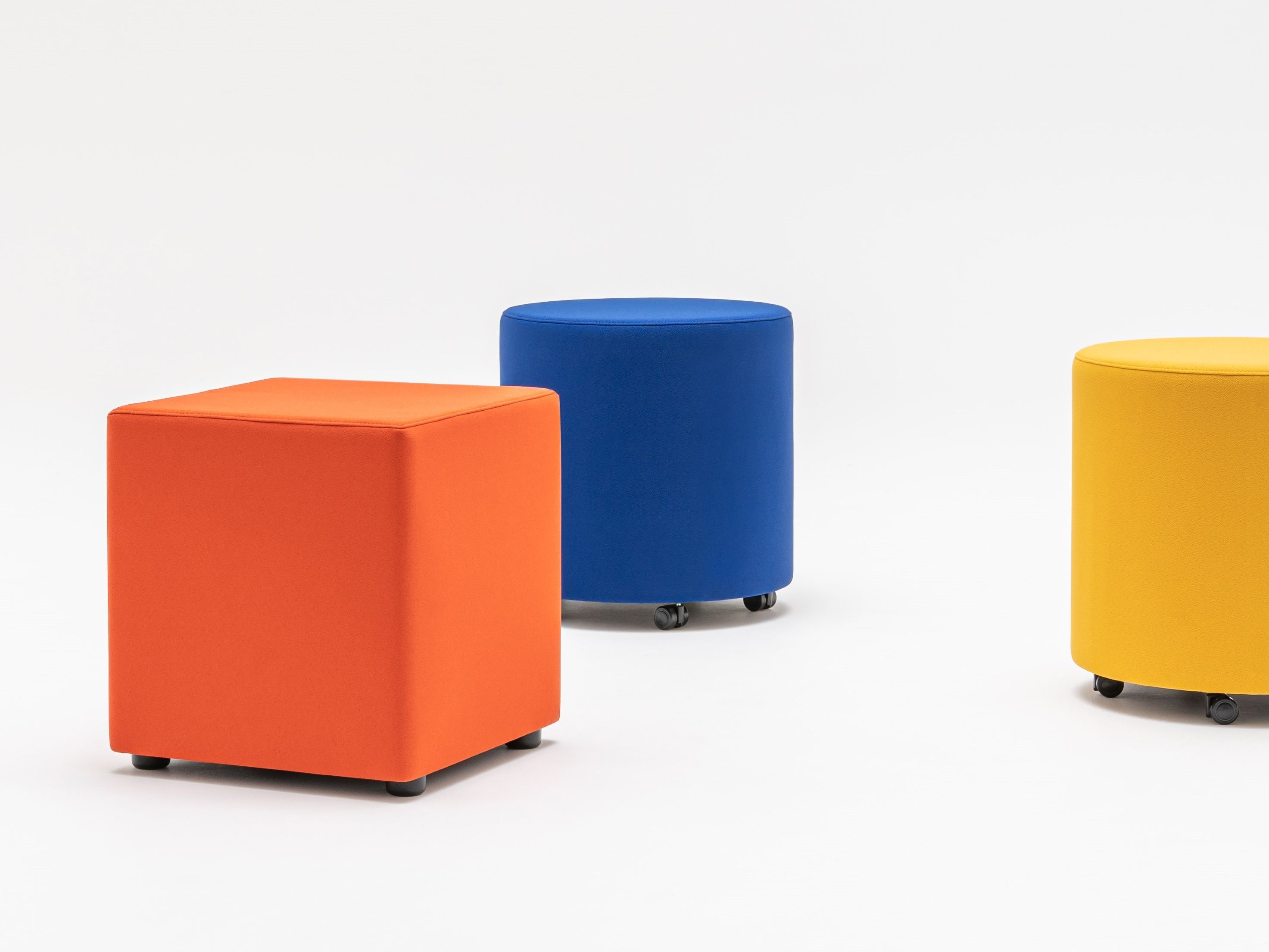 Круглый пуф из ткани MDD Mix ARCH-00032658 - Вид №15